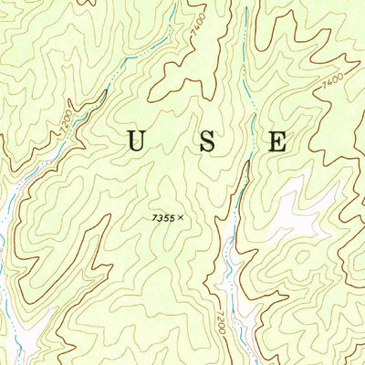 United States Geological Survey Chilchinbito Canyon, AZ (1968, 24000-Scale) digital map