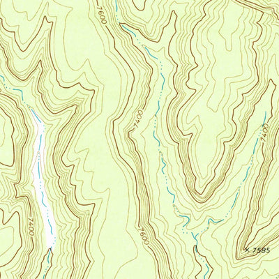 United States Geological Survey Chilchinbito Canyon, AZ (1968, 24000-Scale) digital map