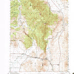 United States Geological Survey Chilcoot, CA-NV (1950, 62500-Scale) digital map