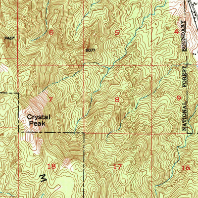 United States Geological Survey Chilcoot, CA-NV (1950, 62500-Scale) digital map