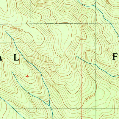 United States Geological Survey Chilcoot Mountain, OR (1989, 24000-Scale) digital map