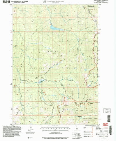 United States Geological Survey Chilcoot Peak, ID (2004, 24000-Scale) digital map