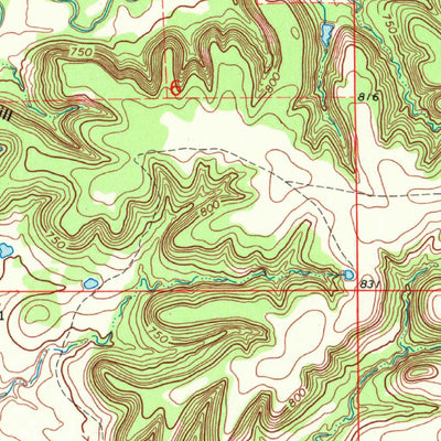 United States Geological Survey Childers, OK (1972, 24000-Scale) digital map