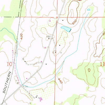 United States Geological Survey Childersburg, AL (1958, 24000-Scale) digital map