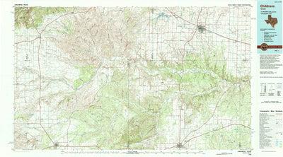 United States Geological Survey Childress, TX (1986, 100000-Scale) digital map