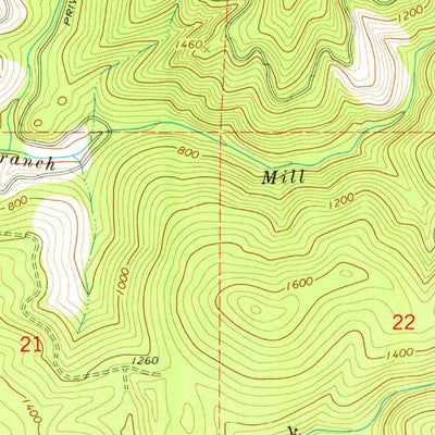 United States Geological Survey Childs Hill, CA (1966, 24000-Scale) digital map