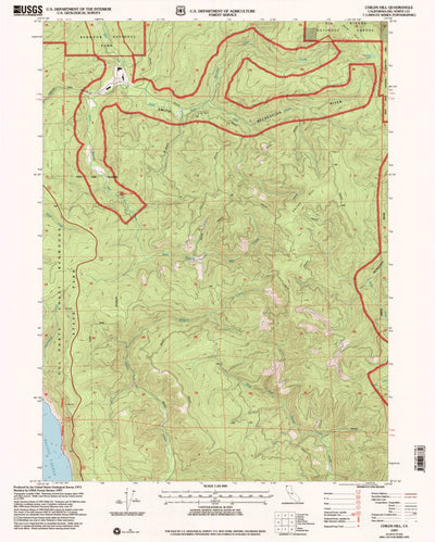 United States Geological Survey Childs Hill, CA (1997, 24000-Scale) digital map