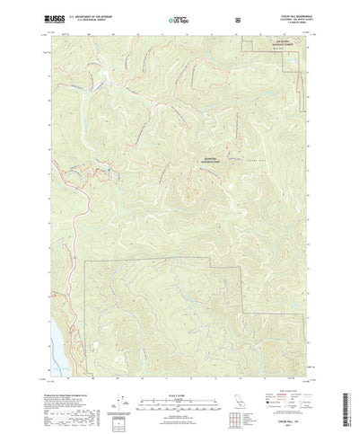 United States Geological Survey Childs Hill, CA (2021, 24000-Scale) digital map