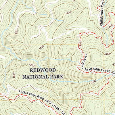 United States Geological Survey Childs Hill, CA (2021, 24000-Scale) digital map
