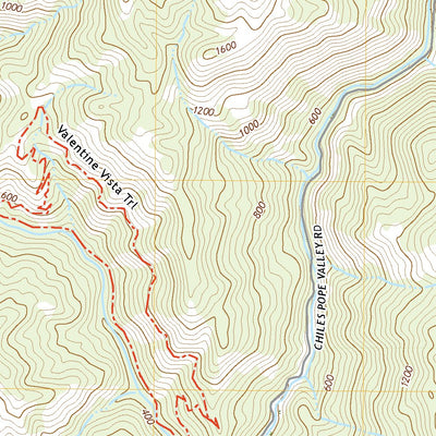 United States Geological Survey Chiles Valley, CA (2021, 24000-Scale) digital map