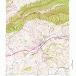United States Geological Survey Chilhowie, VA (1958, 24000-Scale) digital map