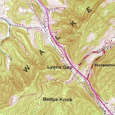 United States Geological Survey Chilhowie, VA (1958, 24000-Scale) digital map
