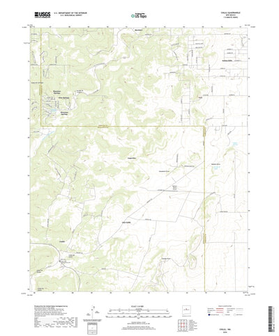 United States Geological Survey Chilili, NM (2020, 24000-Scale) digital map