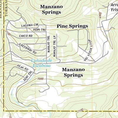 United States Geological Survey Chilili, NM (2020, 24000-Scale) digital map