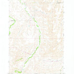 United States Geological Survey Chilkoot Coulee, MT (1967, 24000-Scale) digital map