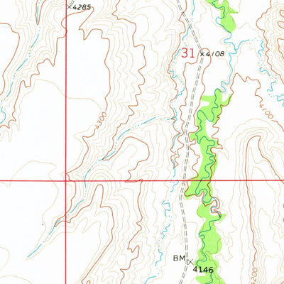 United States Geological Survey Chilkoot Coulee, MT (1967, 24000-Scale) digital map