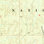 United States Geological Survey Chilli Creek, MS (1982, 24000-Scale) digital map