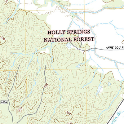 United States Geological Survey Chilli Creek, MS (2021, 24000-Scale) digital map