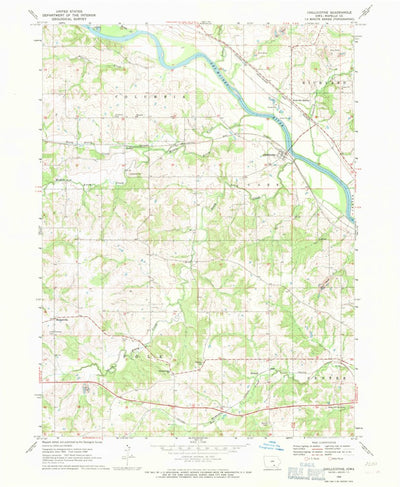 United States Geological Survey Chillicothe, IA (1968, 24000-Scale) digital map