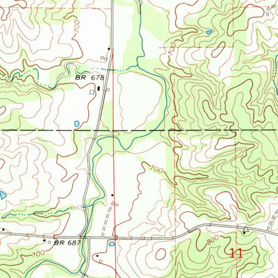 United States Geological Survey Chillicothe, IA (1968, 24000-Scale) digital map