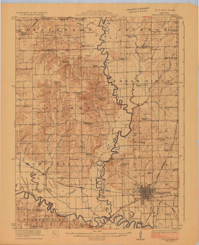 United States Geological Survey Chillicothe, MO (1923, 62500-Scale) digital map