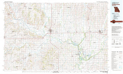 United States Geological Survey Chillicothe, MO (1981, 100000-Scale) digital map