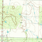 United States Geological Survey Chillicothe, TX-OK (1984, 24000-Scale) digital map