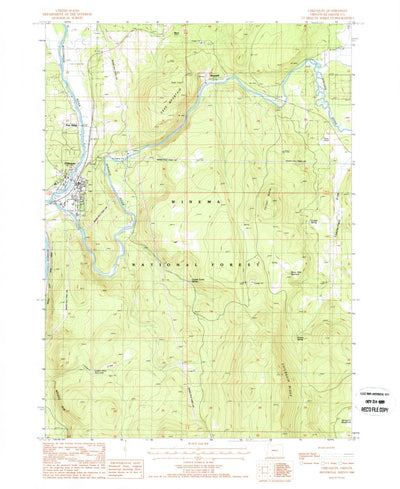 United States Geological Survey Chiloquin, OR (1988, 24000-Scale) digital map