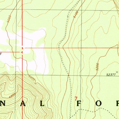 United States Geological Survey Chiloquin, OR (1988, 24000-Scale) digital map