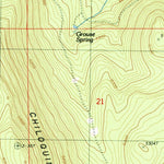 United States Geological Survey Chiloquin, OR (1988, 24000-Scale) digital map