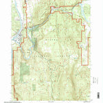 United States Geological Survey Chiloquin, OR (1998, 24000-Scale) digital map