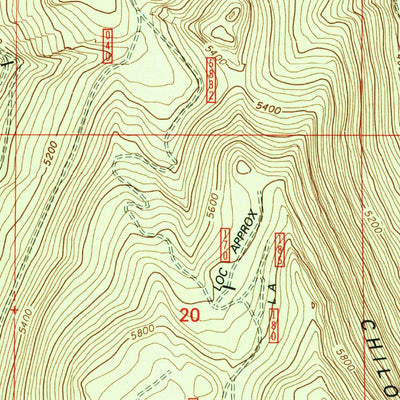 United States Geological Survey Chiloquin, OR (1998, 24000-Scale) digital map