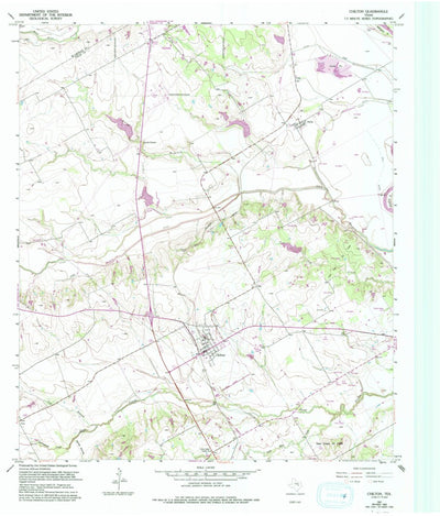 United States Geological Survey Chilton, TX (1957, 24000-Scale) digital map