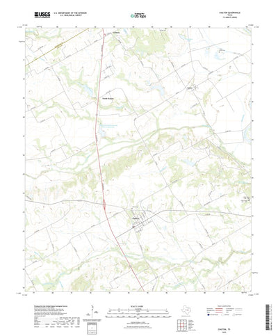 United States Geological Survey Chilton, TX (2022, 24000-Scale) digital map