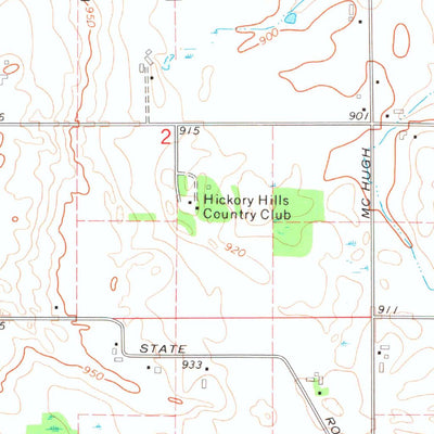United States Geological Survey Chilton, WI (1974, 24000-Scale) digital map