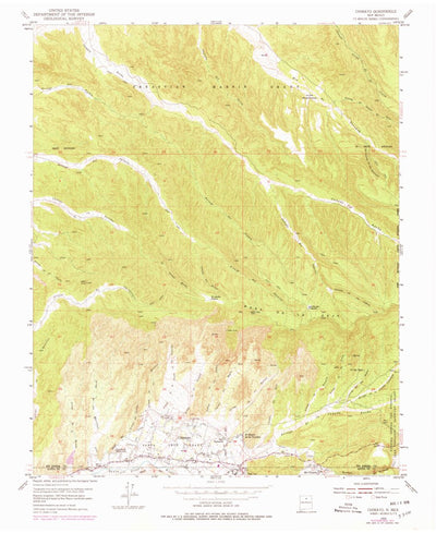 United States Geological Survey Chimayo, NM (1953, 24000-Scale) digital map