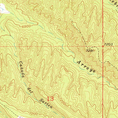 United States Geological Survey Chimayo, NM (1953, 24000-Scale) digital map