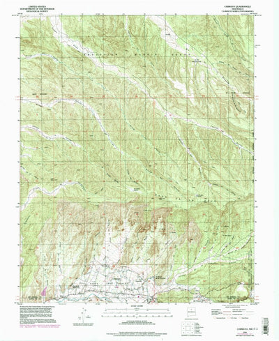 United States Geological Survey Chimayo, NM (1994, 24000-Scale) digital map