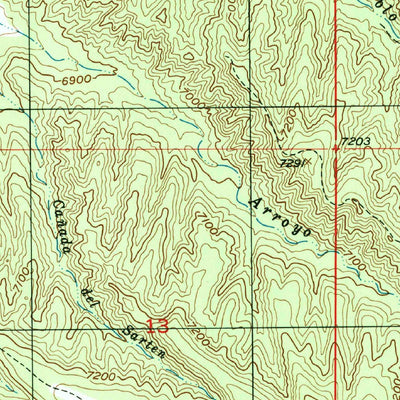 United States Geological Survey Chimayo, NM (1994, 24000-Scale) digital map