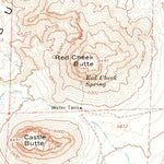 United States Geological Survey Chimney Butte, AZ (1967, 24000-Scale) digital map