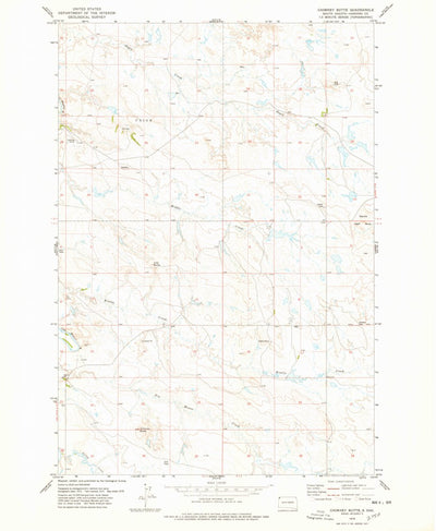 United States Geological Survey Chimney Butte, SD (1978, 24000-Scale) digital map