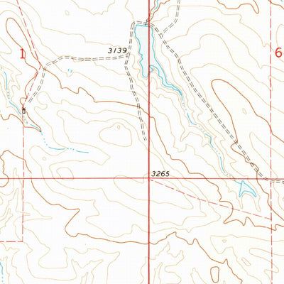 United States Geological Survey Chimney Butte, SD (1978, 24000-Scale) digital map