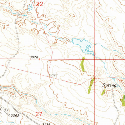 United States Geological Survey Chimney Butte, SD (1978, 24000-Scale) digital map