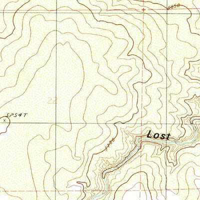 United States Geological Survey Chimney Canyon, AZ (1986, 24000-Scale) digital map