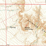 United States Geological Survey Chimney Canyons, CO (1978, 24000-Scale) digital map