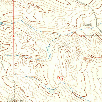 United States Geological Survey Chimney Creek, MT (1960, 24000-Scale) digital map