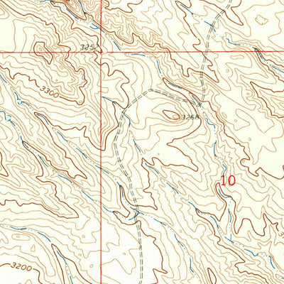 United States Geological Survey Chimney Creek, MT (1960, 24000-Scale) digital map