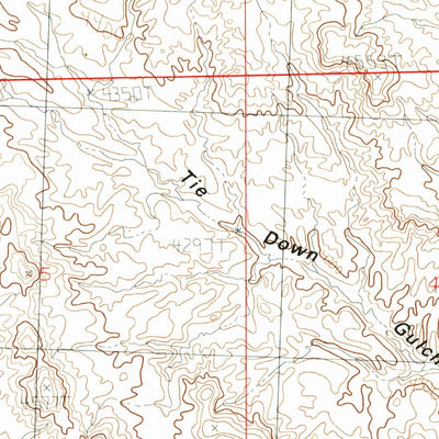 United States Geological Survey Chimney Gulch, WY (1985, 24000-Scale) digital map