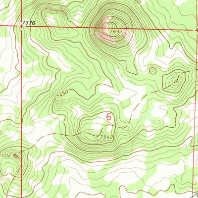United States Geological Survey Chimney Hill, NM (1967, 24000-Scale) digital map