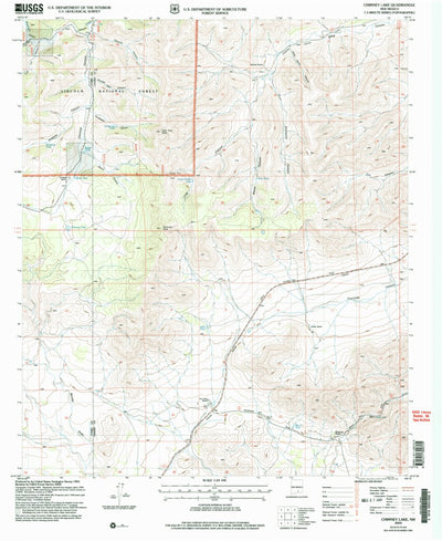 United States Geological Survey Chimney Lake, NM (2004, 24000-Scale) digital map